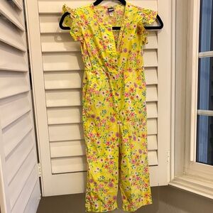Tea Collection Yellow Floral Jumpsuit